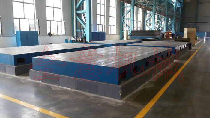 铸铁平台与数控机床的配合