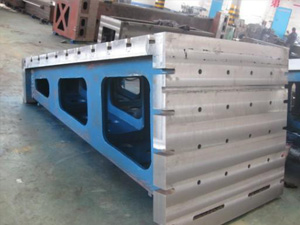 铸铁支撑的电机试验平台